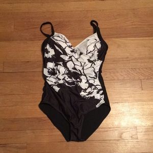 Black and White Bathing Suit